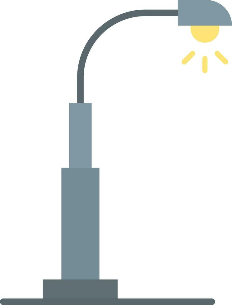 calle lámpara icono vector imagen.