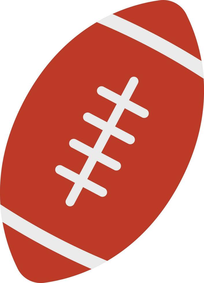 Rugby Ball icon vector image.