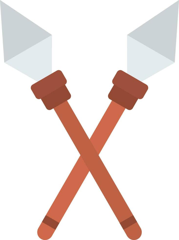 Spear icon vector image.