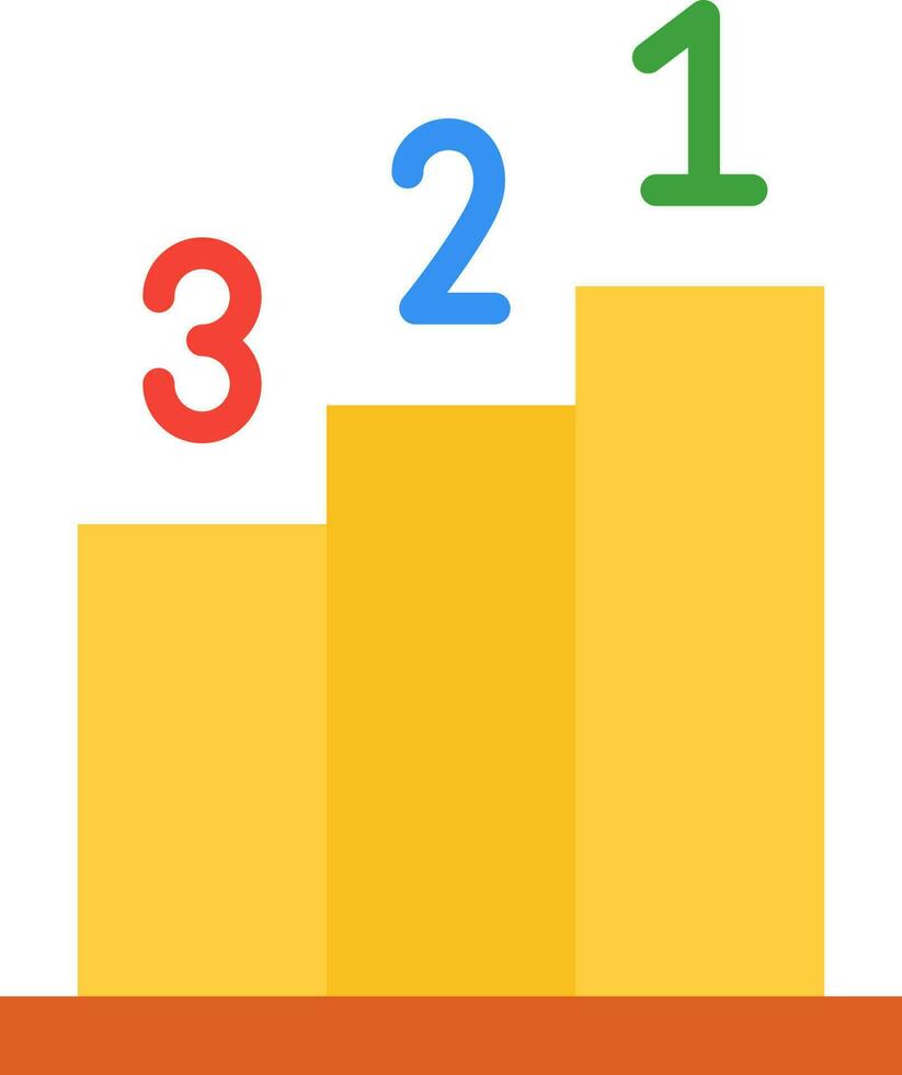Rank icon vector image.