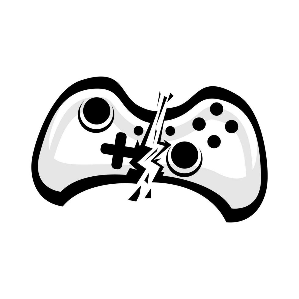 game crash icon logo design vector