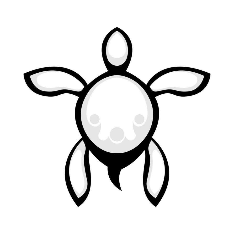 diseño de logotipo de icono de tortuga vector