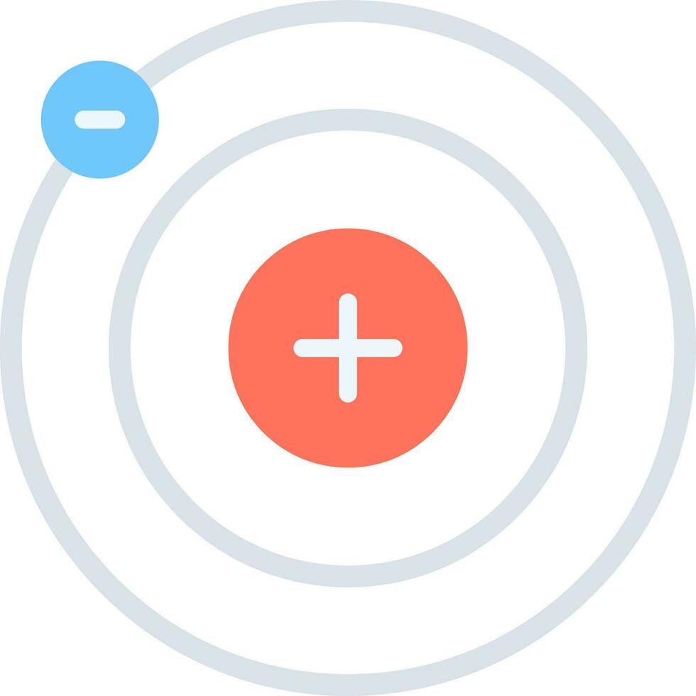 Proton icon vector image.