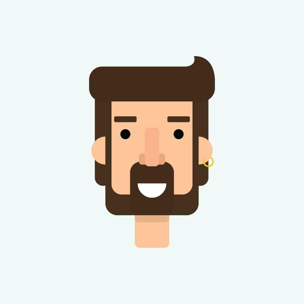 gratis dibujos animados personaje cara vector diseño