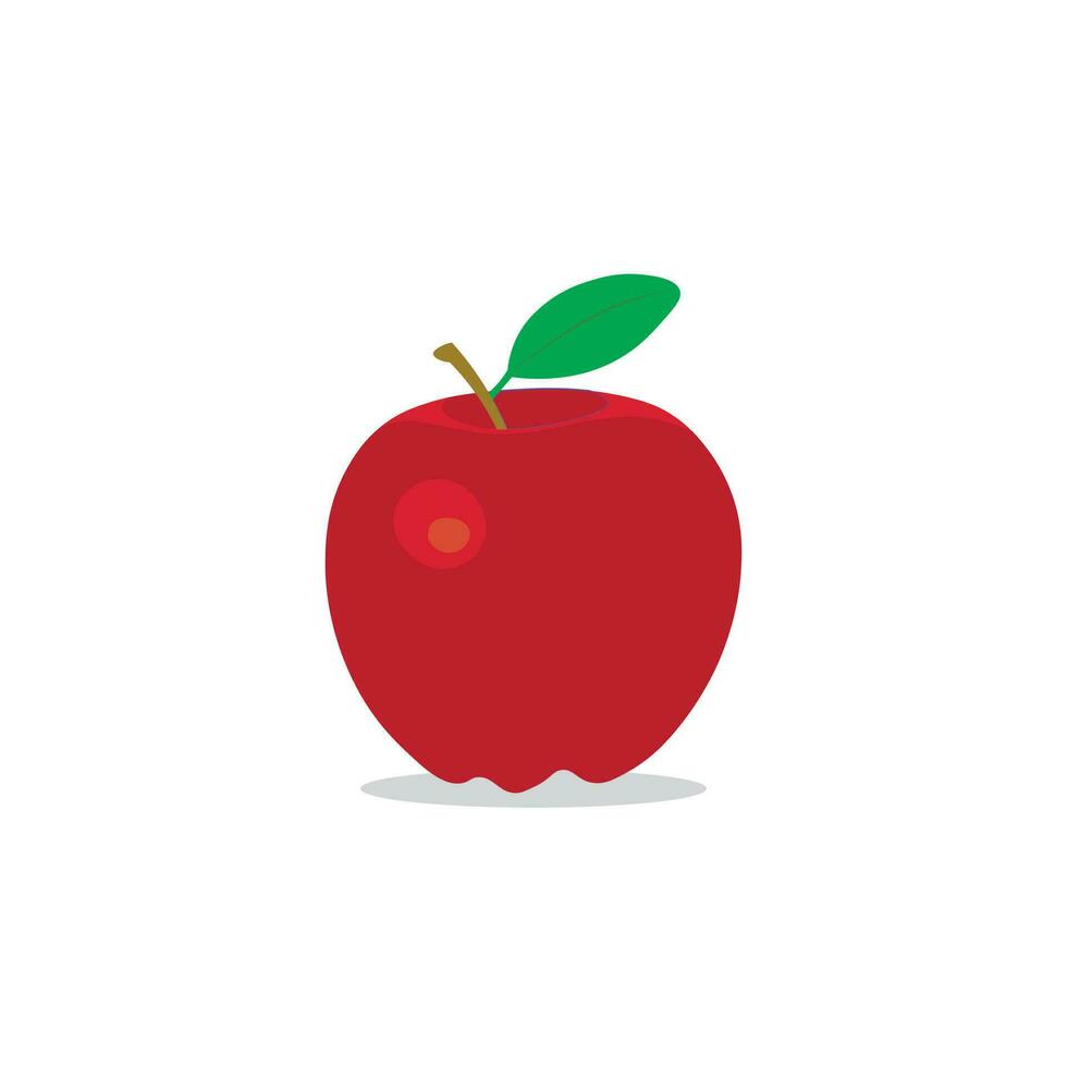 Apple fruit illustration design vector