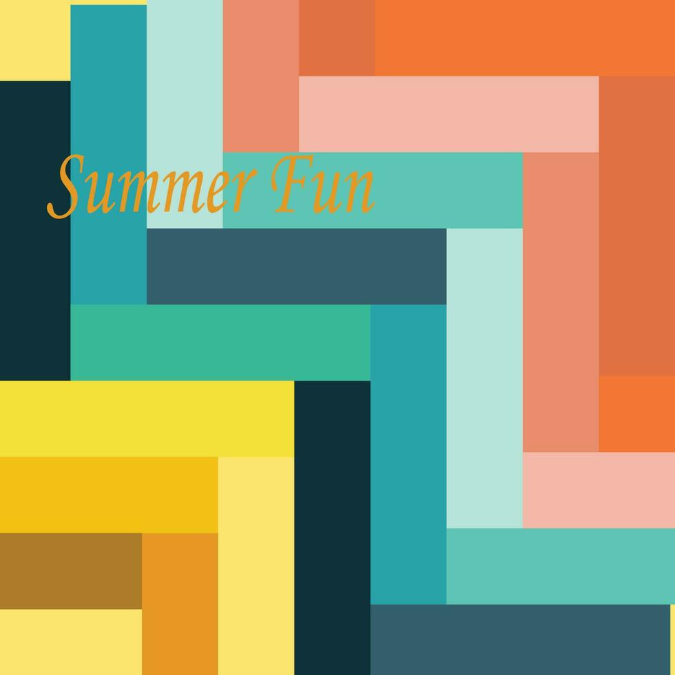 Abstract background design with summer theme vector