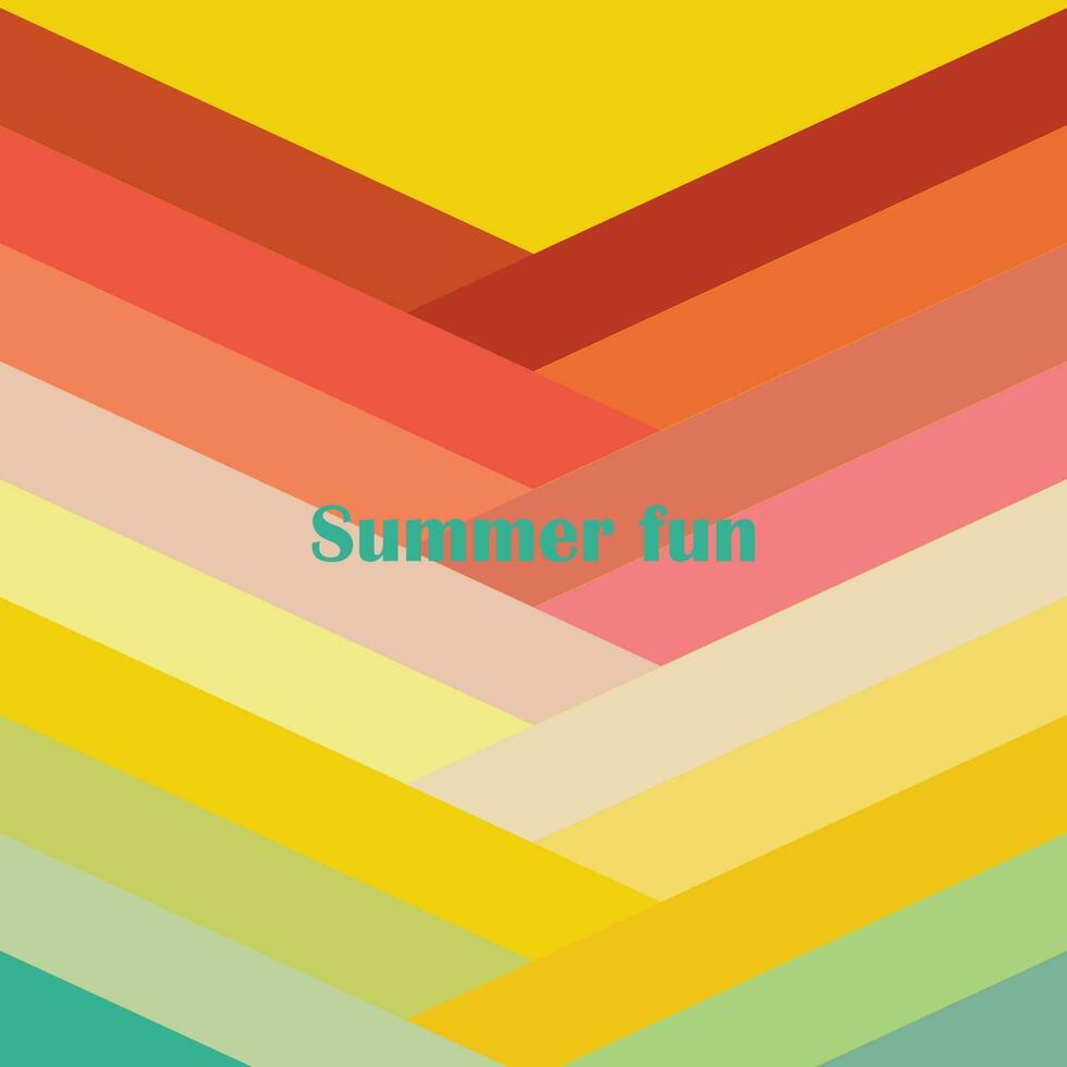 Abstract background design with summer theme vector