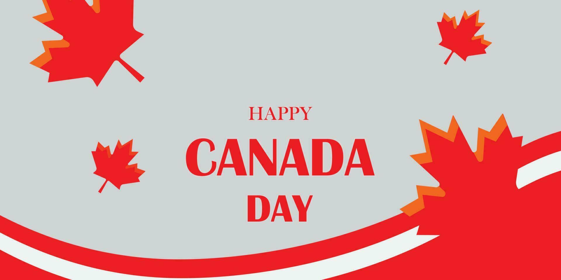 Background design with Canada day theme vector