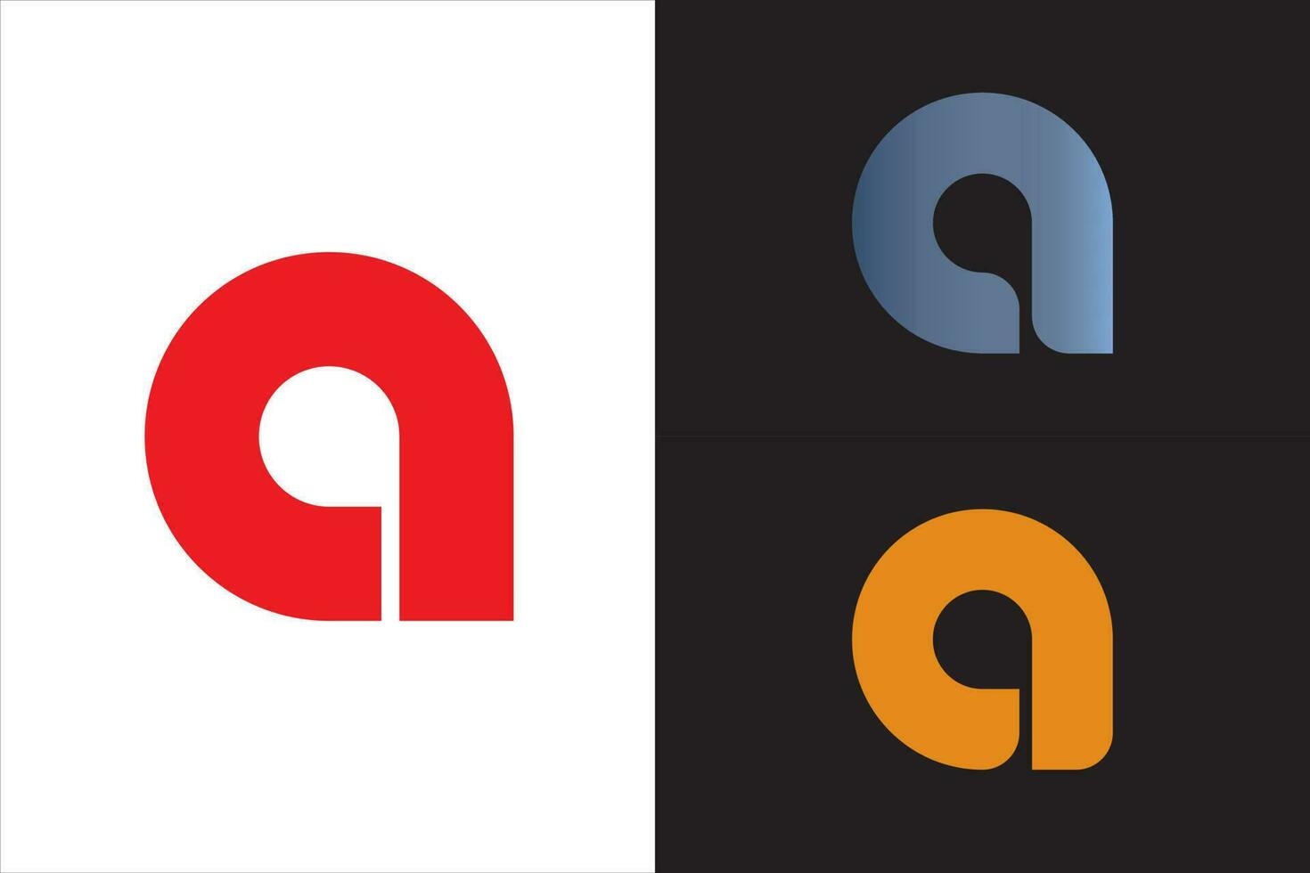 un logo con minimalista diseño, carta logo vector