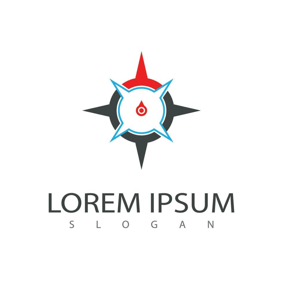 Compass Logo Template vector icon illustration design
