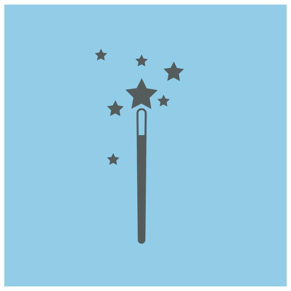 Wand Magic stick icon vector symbol template