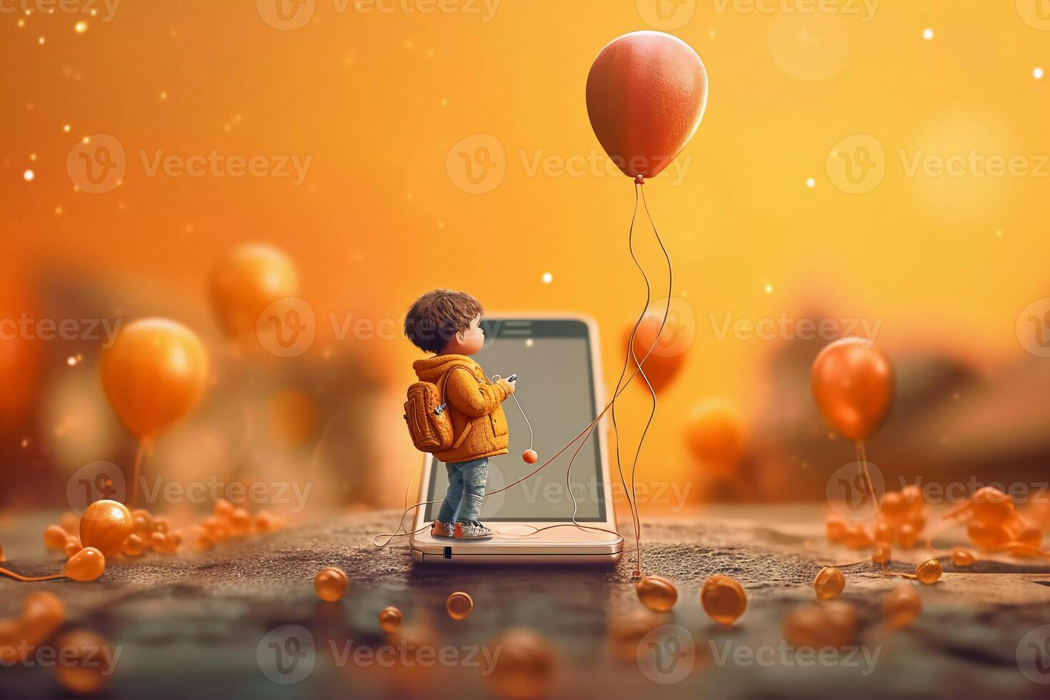 smartphone with earphones next to her, Caras Ionut, shaped canvas, private press photo