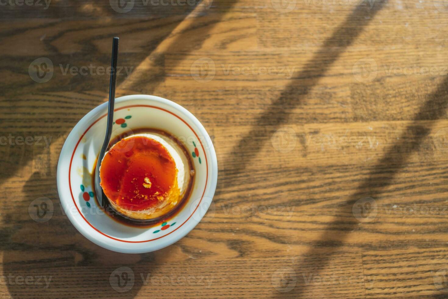 jigokumushi pudín, hecho en casa japonés pudín, infierno transmisión