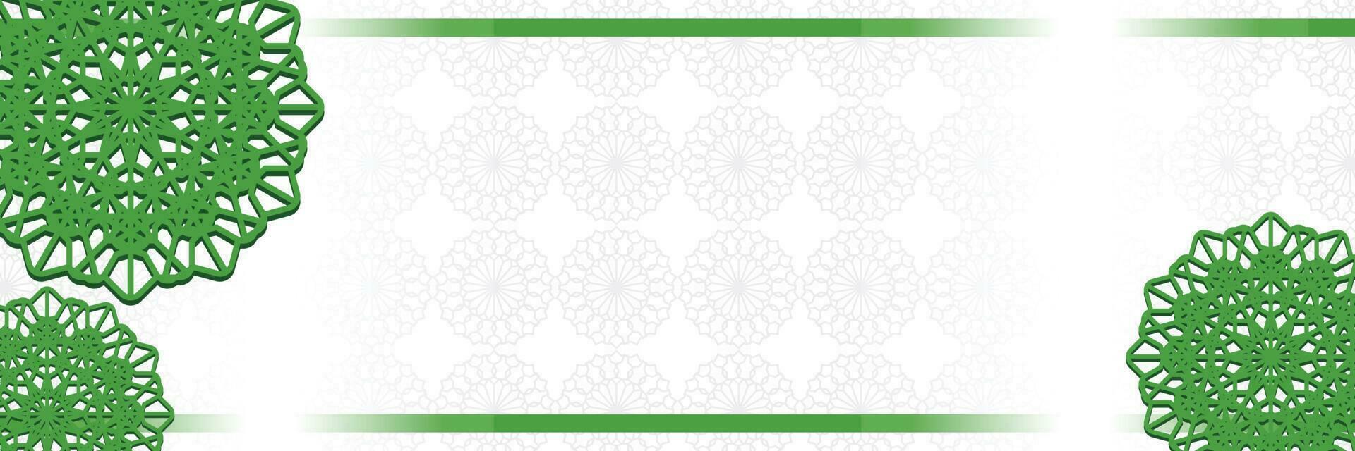 Islamic background, with beautiful mandala ornament. with free space for text vector for banner, greeting card for Islamic holidays.