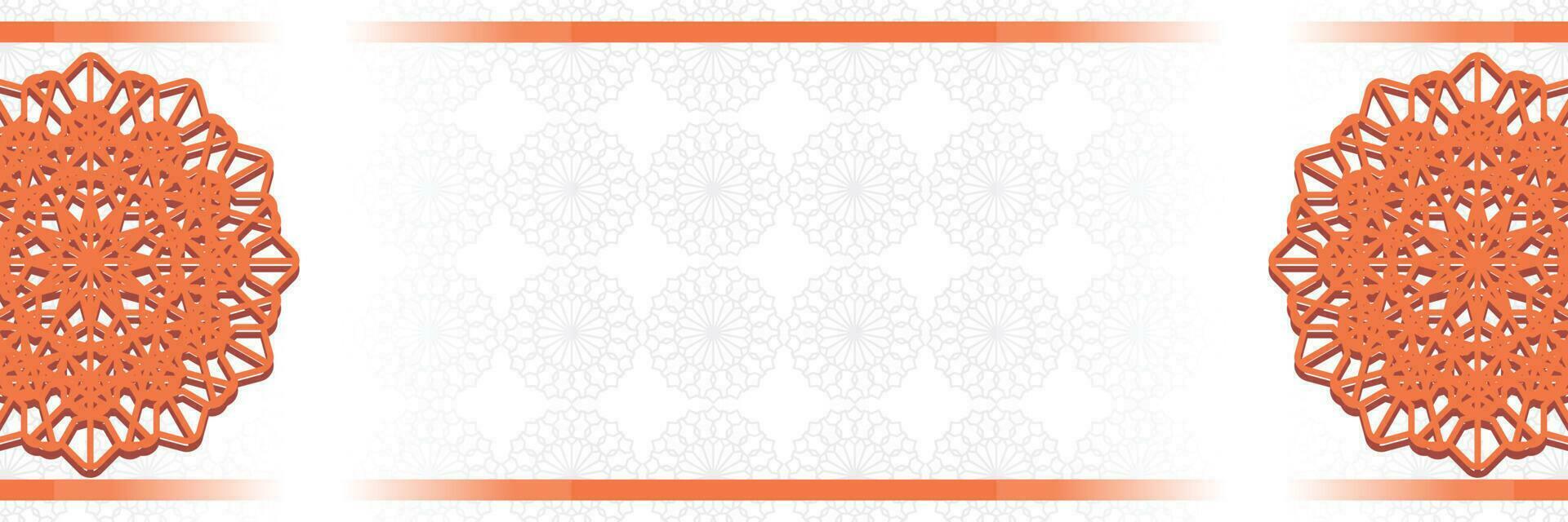 Islamic background, with beautiful mandala ornament. with free space for text vector for banner, greeting card for Islamic holidays.