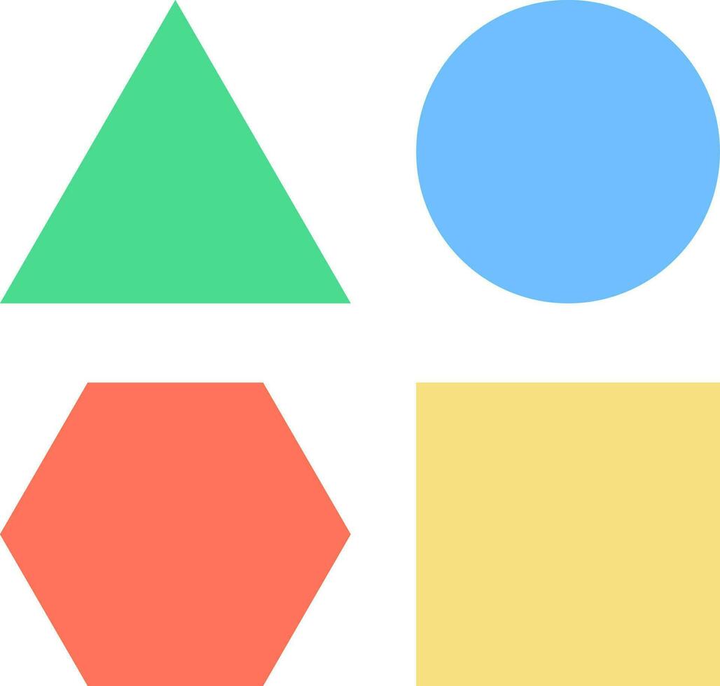 Shapes icon vector image. 24230684 Vector Art at Vecteezy