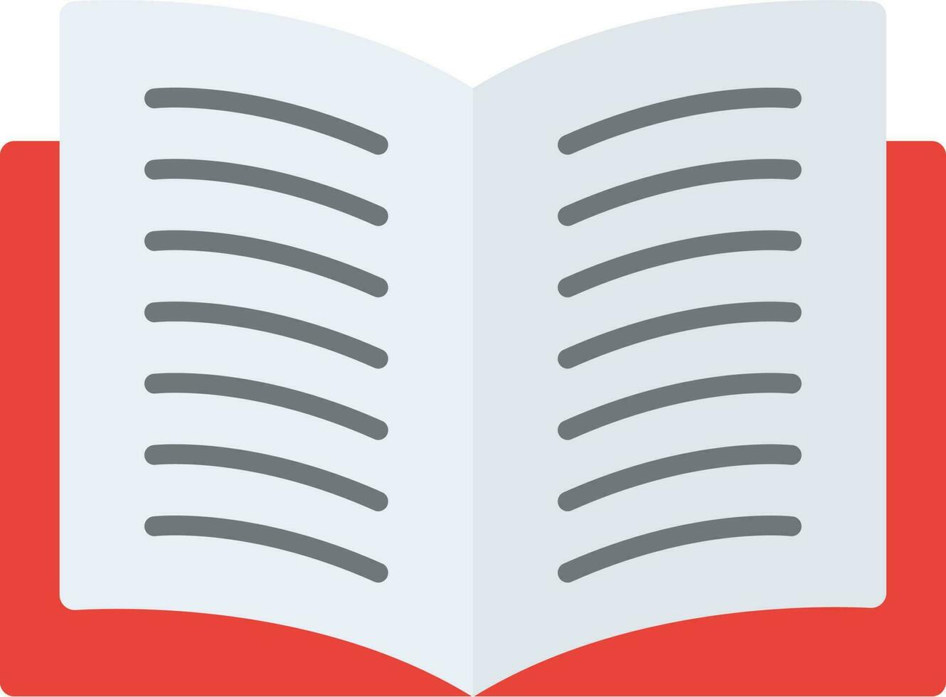 Open Book icon vector image.