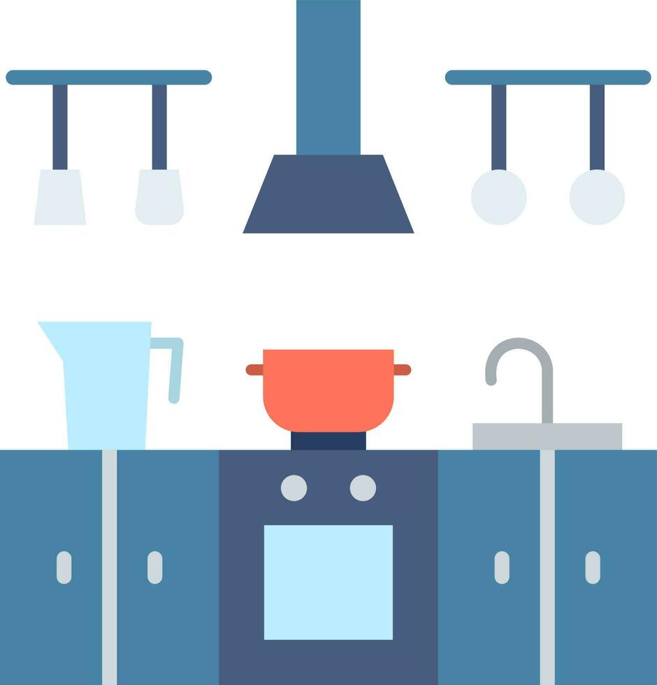 Kitchen icon vector image.