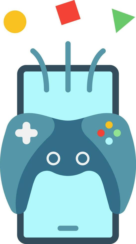 Mobile Game icon vector image.