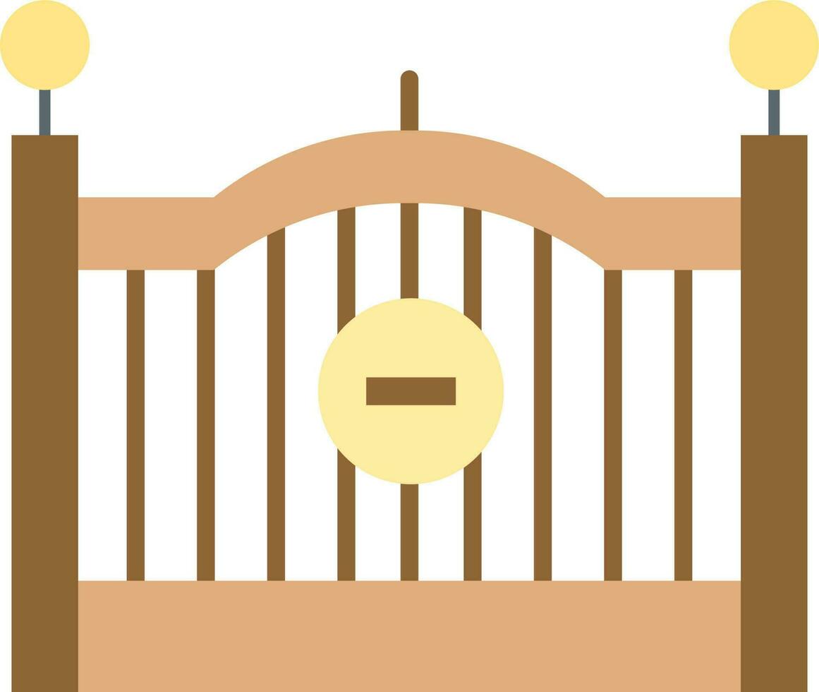 Entrance icon vector image.