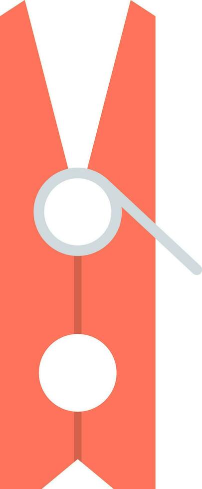 Clothespin icon vector image.