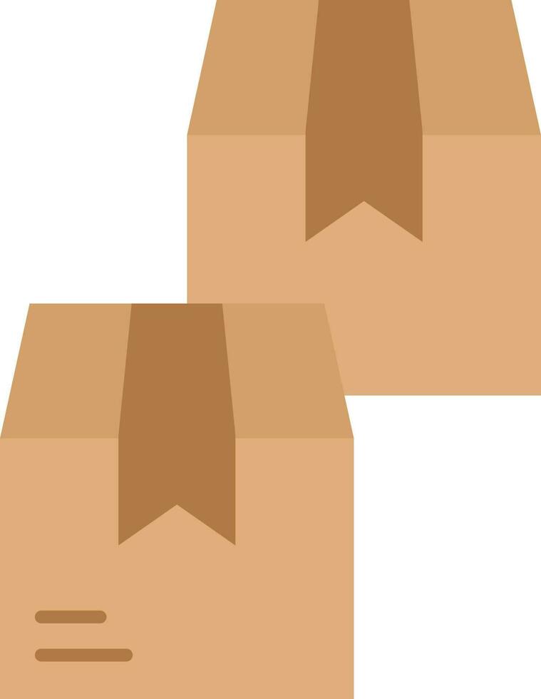 Cardboards icon vector image.