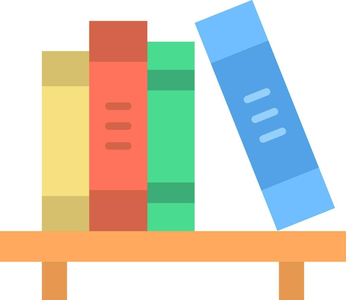 Books icon vector image.