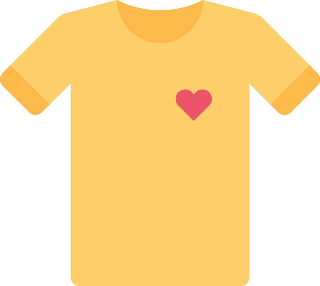 T Shirt icon vector image.