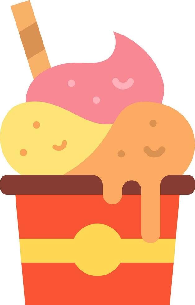 Ice Cream icon vector image.