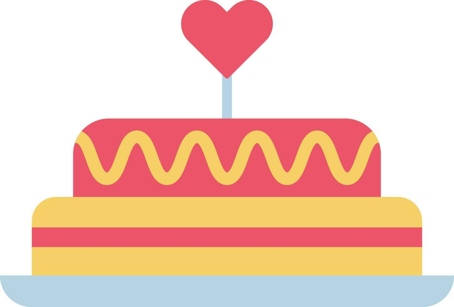 Cake icon vector image.