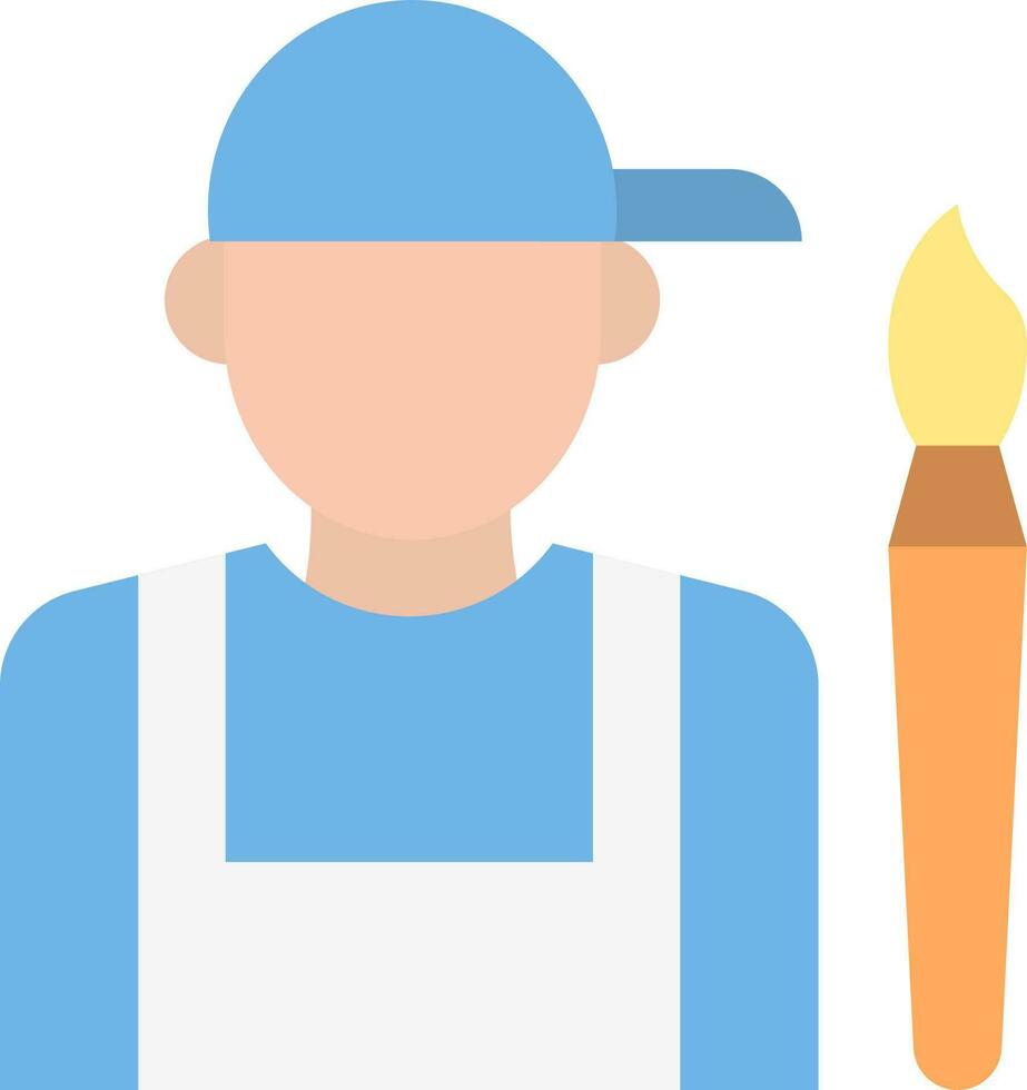 Painter icon vector image.