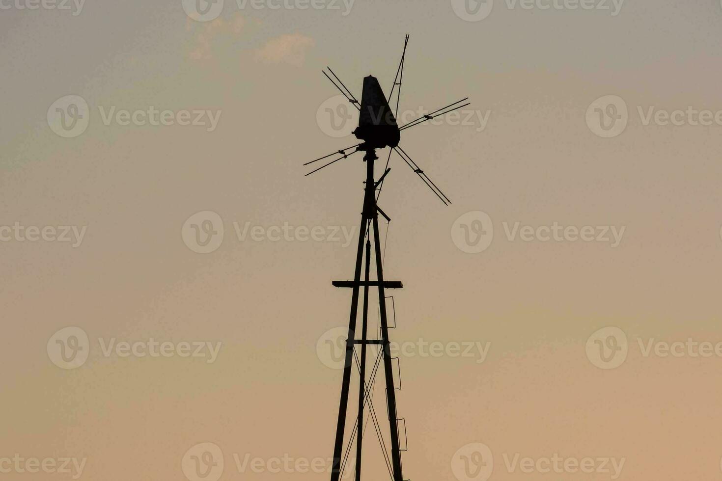 Traditional windmill view photo