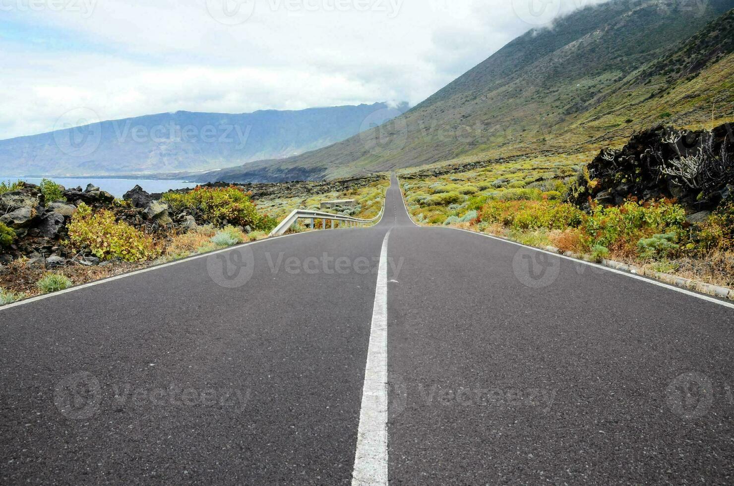 Scenic road view photo