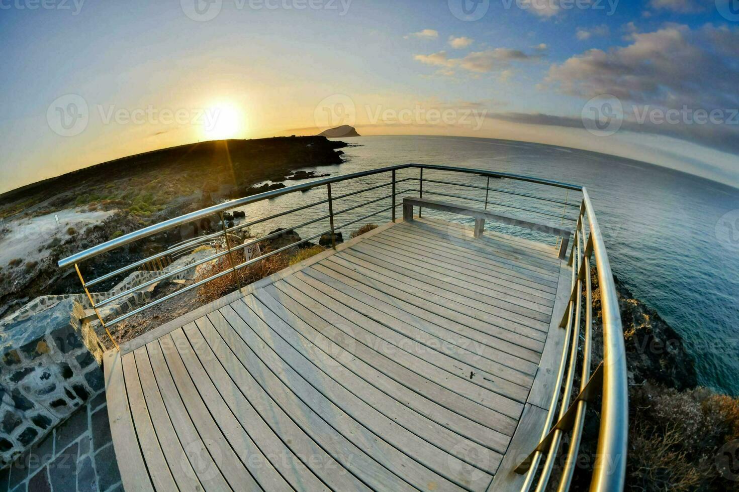 Scenic pier view photo