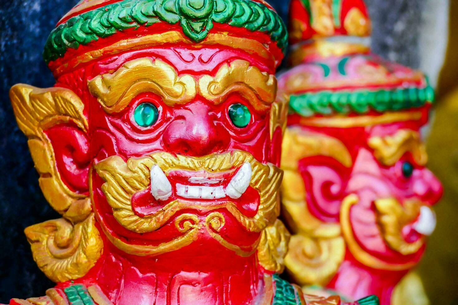Ornate temple statues - Thailand 2022 photo