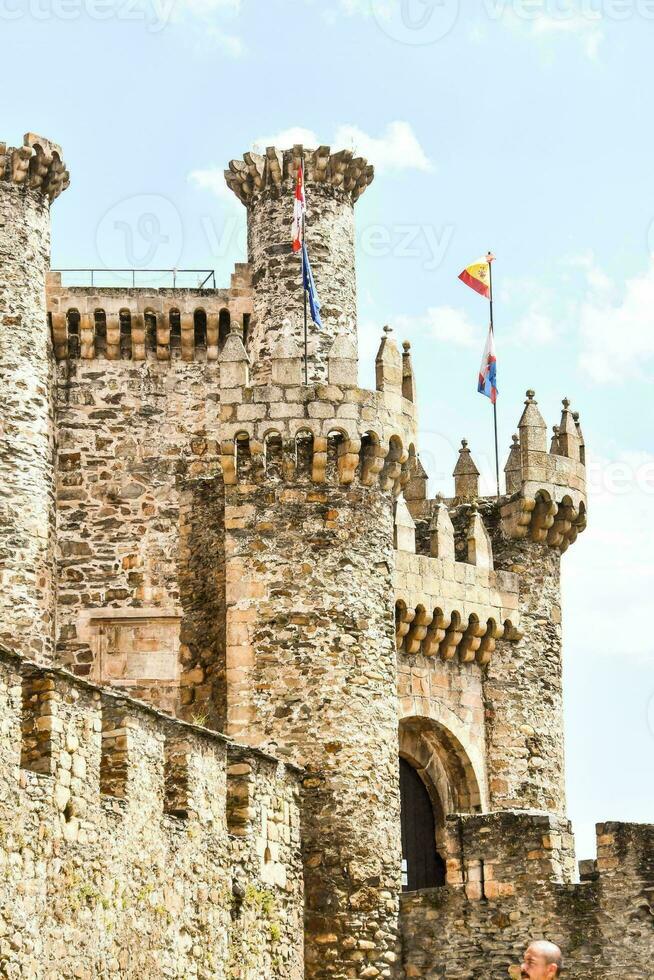 Templar castle in  Ponferrada Spain, 2023 photo