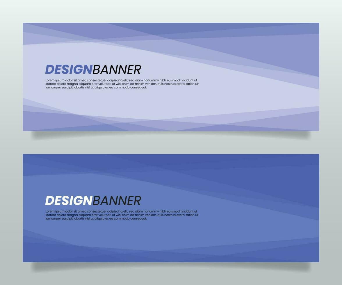 banner background design with dominant blue color. vector