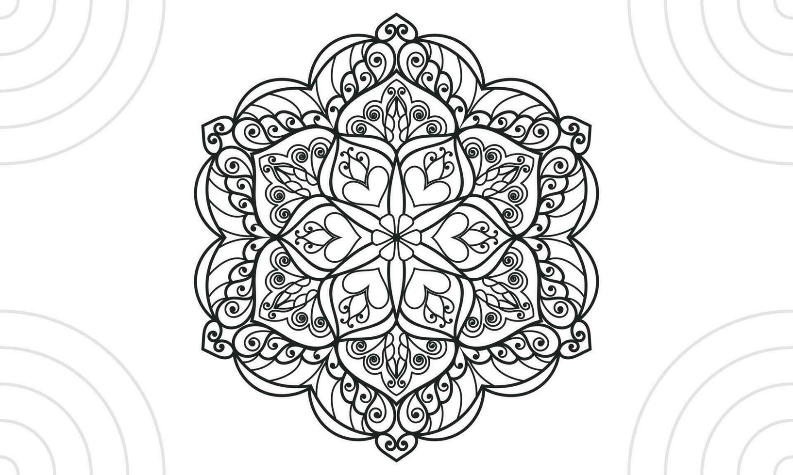 Mandala Design, Mandala vector design.