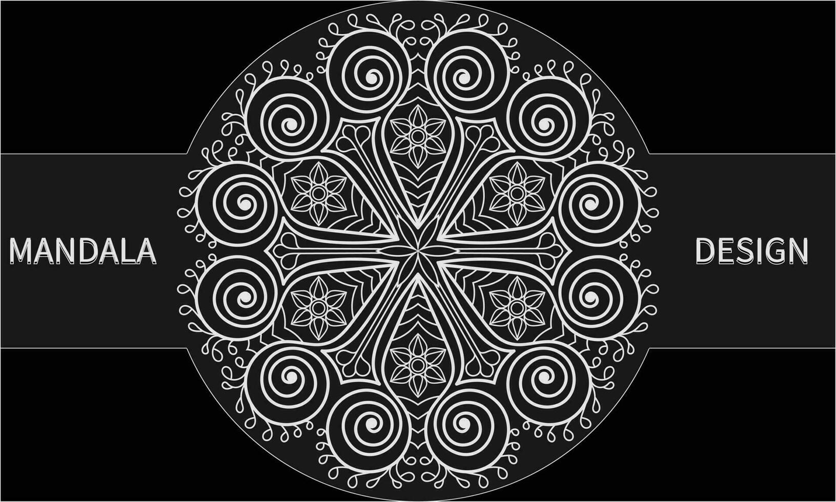 mandala diseño. resumen floral antecedentes diseño. vector