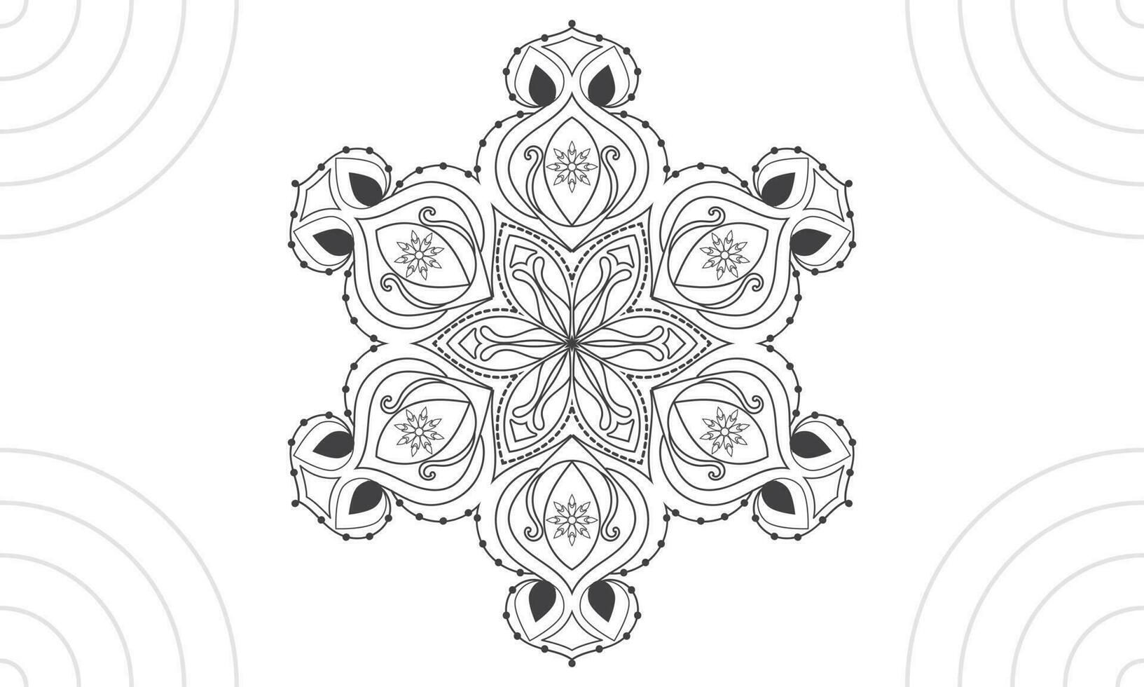 Mandala Design, Mandala vector design.