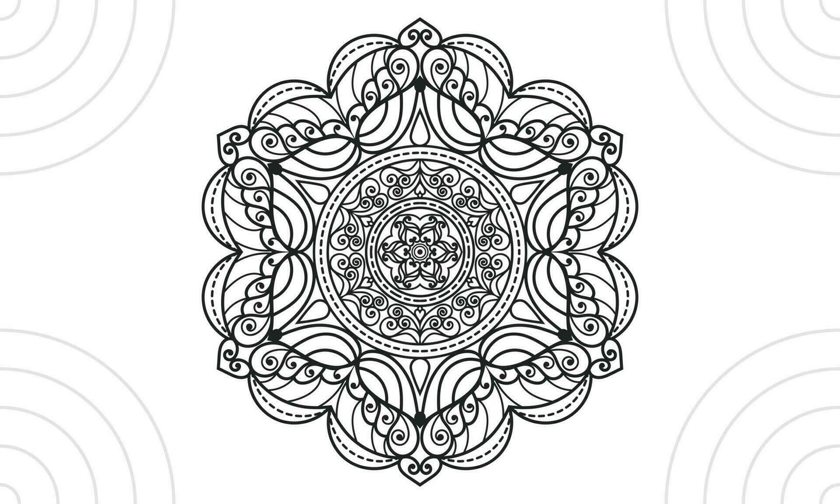 Mandala Design, Mandala vector design.
