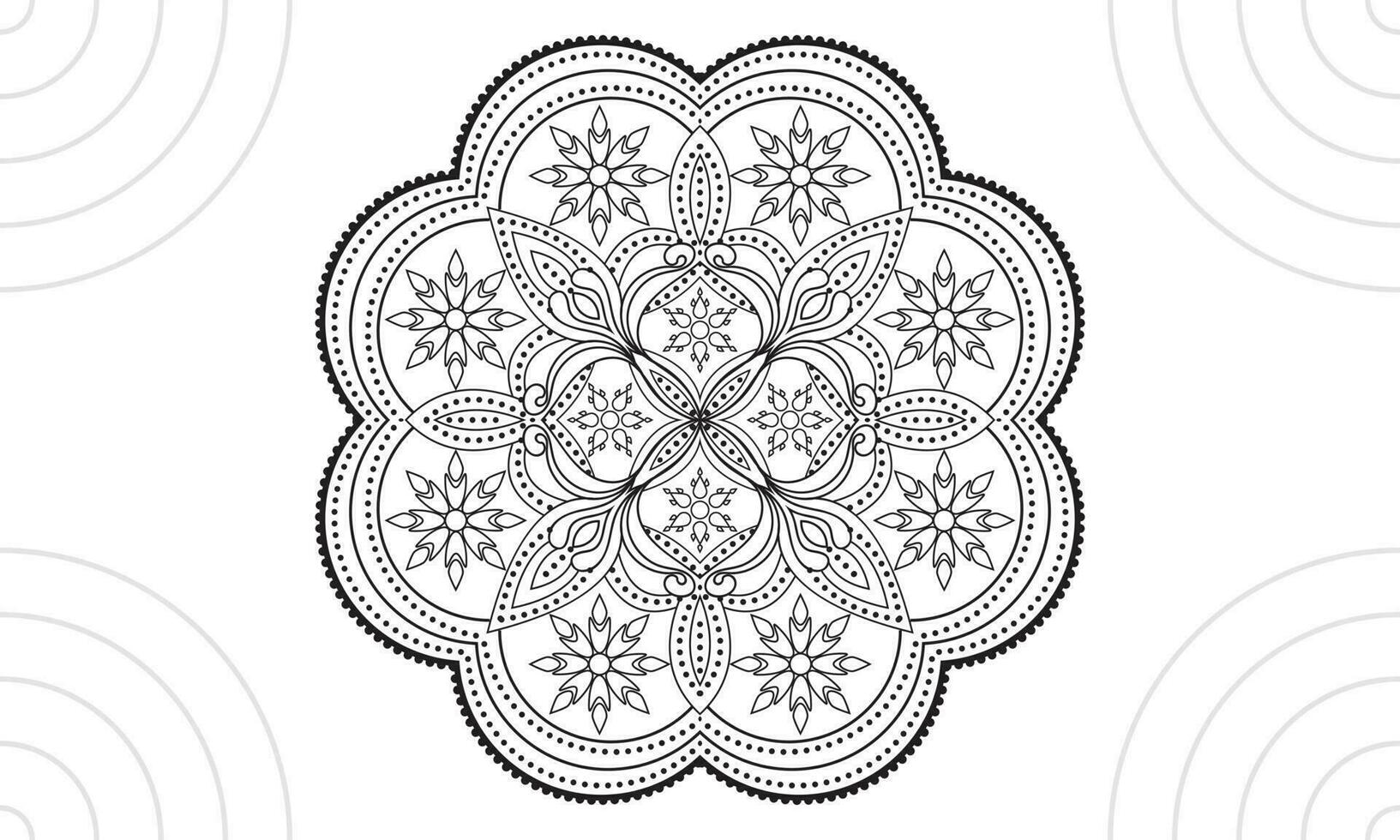 Mandala Design, Mandala vector design.