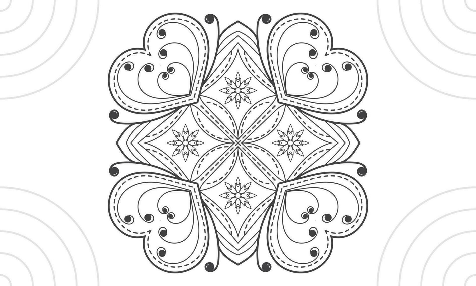Mandala Design, Mandala vector design.