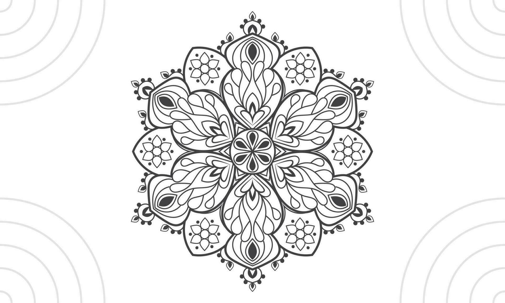 Mandala Design, Mandala vector design.