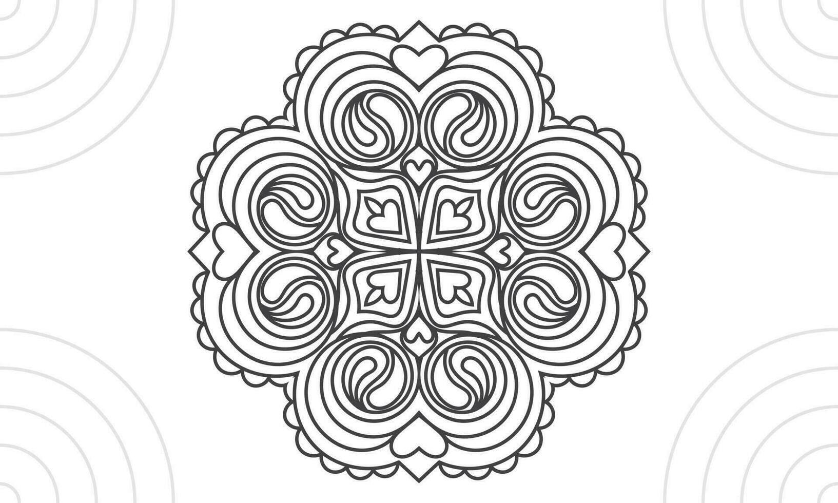Mandala Design, Mandala vector design.