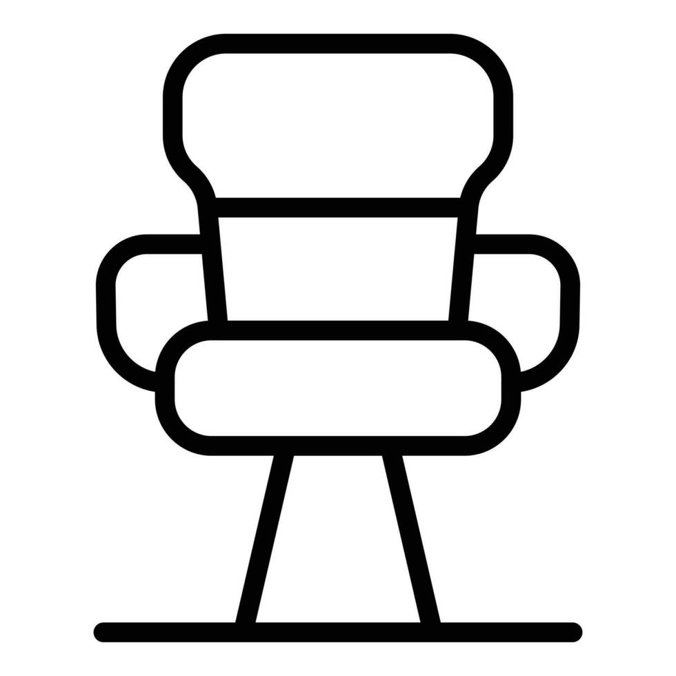 Home gamer chair icon outline vector. Room gaming vector
