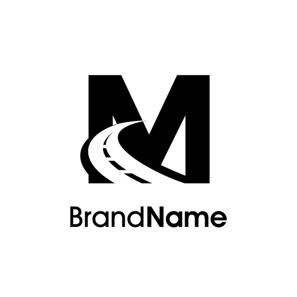 Simple Initial M Way Logo vector