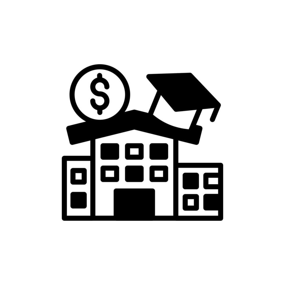 School Charity icon in vector. Illustration vector