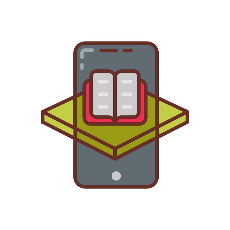 AR in Education icon in vector. Illustration vector