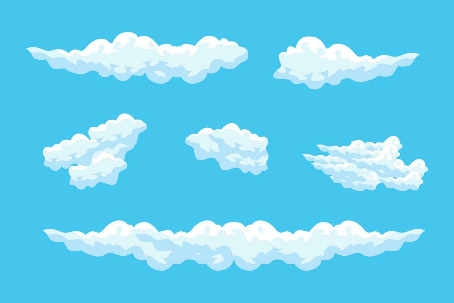 Cloud Background Design, Sky Landscape Illustration, Decoration Vector, Banners And Posters vector